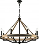 Подвесная большая люстра Wertmark Brenda WE586.08.023 (220V, на цепи, свеча)