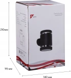 Настенный светильник уличный Reluce 86226-9.2-002CT 2*GX53 BK (220V, IP65)