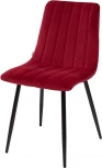 Обеденный стул M-City DUBLIN G108-38 винный/ черный каркас, велюр