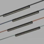 Трековый светильник Downlight низкоковольтный для ременной системы LED с голосовым управлением 48V Denkirs Belty Grill DK5672-BK (Умный дом) (умный дом - Smart Life)