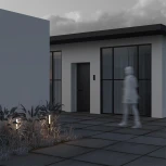 Грунтовый светильник светодиодный Maytoni Flare O487FL-L3GF3K (220V, круглые, IP65)