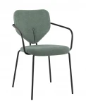 Стул обеденный Masey с подлокотниками зеленый Stool Group арт.УТ000039587