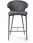 Стул полубарный Richard, замша серый Top Concept RICHARD 2000000000190