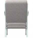 Кресло Вега 10 ткань серый, каркас снег от фабрики Mebelik