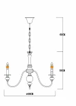 Подвесная люстра Arte Lamp Passoni A6097LM-6PB