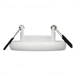 Встраиваемый светильник под лампу MR11 с цоколем GU10 белый Wolta Acento WDL-MR11/05W-R