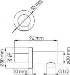 Шланговое подключение Wasserkraft Isar A111