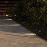 Грунтовый светодиодный светильник IP65 Maytoni Clyde O493FL-L3GF3K (24V, круглые)