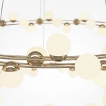 Подвесная люстра ярусная Maytoni Tessara MOD081PL-L84G3K (LED, 220V, на тросе, шарики, круглые)