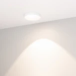 Светильник встраиваемый LED MS-VOLCANO-BUILT-R82-10W Day4000 (WH, 38 deg, 230V) (Arlight, IP20 Металл) 035440