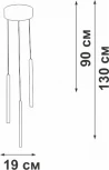 Подвесной светильник светодиодный Vitaluce V3045-0/3S (220V, на проводе)