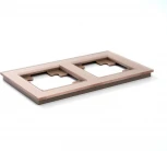 Рамка на 2 поста (шампань) Stekker Катрин 39528