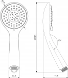 Душевая стойка Milardo Helic HELSB1FM06
