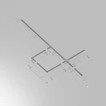 Шинопровод 1м Unity встраиваемый белый (однофазный) Maytoni Technical TRX004-111W (220V)