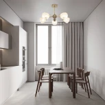 Потолочная люстра на штанге Arte Milano Napoli-320107 320107/5 AB (220V)