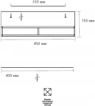 Потолочный светильник круглый Sonex Lofty 7723/65L металл/пластик/белый/черный/золотой LED 65Вт 3000-6000K D450 IP20 пульт ДУ (220V, круглые)