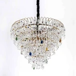 Подвесная люстра хрустальная Modelux MODELUX ML.850.12 GD