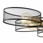 Потолочная люстра на штанге Lumion Vivana 8153/6C черный/медный, металл Е27 6*60W 220V