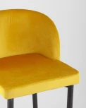 Стул барный Stool Group Оскар велюр оранжевый УТ000002255