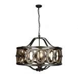 Подвесная люстра iLamp Organic Loft192-6 (220V, на цепи, круглые)