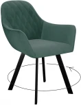 Стул 240 поворотный, Z39 авокадо, ножки черные Dikline 00-00062360