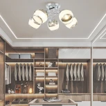 Потолочная люстра на штанге Arte Milano AMALFI-325885 325985/5 CR+BK (220V)