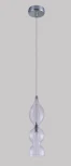Подвесной светильник Crystal Lux Iris SP1 B TRANSPARENT (220V, на проводе, круглые)