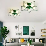 Потолочная люстра на штанге Asteri Green Imperiumloft Asteri01 (178357-26) (для детской, 220V)