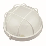 Настенно-потолочный светильник Uniel UWL-R02 100W/E27 IP54 WHITE Kруг/Решетка (220V, круглые)