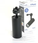 Светильник трековый однофазный Feron AL195 48543 50W GU10, черный (220V, круглые)