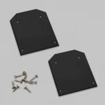 Торцевая заглушка комплект для профиля IL.0050.3300 (S25) Imex Smart Line IL.0050.3305-BK