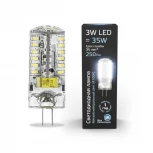 Лампочка светодиодная G4 2,5 Вт 240 lm 4100K нейтральное белое свечение Gauss 107707203