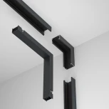 Коннектор питания угловой внутренний, черный Maytoni Accessories for tracks Basity TRA172ICPC-1B (48V)