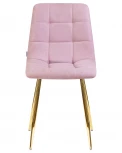 Стул обеденный ALEX (золотые ножки, сиреневая ткань (UF860-04B))