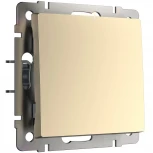 Выключатель одноклавишный проходной (шампань) Werkel W1112011 (a050865)
