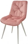 Обеденный стул M-City MONACO UF910-08 PINK, велюр/капучино каркас