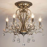 Потолочная люстра Eurosvet 12505 12505/6 античная бронза