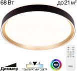 Потолочный светильник RGB круглый светодиодный с пультом Citilux Boss CL751451G (220V, круглые)