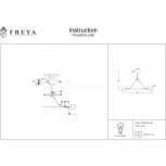 Потолочная люстра Freya Silvia FR5009PL-08B