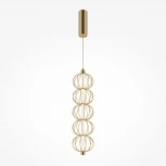 Подвесной светильник Maytoni Golden Cage MOD216PL-L10G3K (LED, 220V, на проводе, шарики)