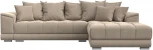 Диван угловой НордСтар правый угол (Бежевый/Велюр) Лига Диванов арт.121105