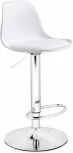 Барный стул Woodville Soft white / chrome