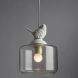 Подвесной светильник Arte Lamp Passero A8029SP-1WH (220V, на проводе, круглые, птички)