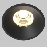 Встраиваемый светильник Maytoni Round DL058-7W3K-B (LED, 220V, круглые)