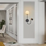 Бра Arte Milano Ferrara-71040 274802/1+1B BK/GD (220V)