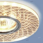 Встраиваемый точечный светильник Elektrostandard 8091 MR16 SL/GD зеркальный/золотой