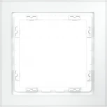 Рамка на 1 пост (белый, матовый, стекло) Voltum S70 VLS110102