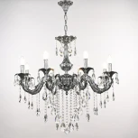 Подвесная люстра Bohemia AL7901 AL79101/8/250 B NB (220V, подвески, на цепи, подсвечник, свеча)