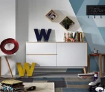 Журнальный стол La Forma (ex Julia Grup) Kurb (Белый/ Каучук,МДФ,Фанера,Дерево)