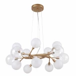 Подвесная люстра Favourite Babylon 2515-10P (220V, на тросе, шарики, молекулы)